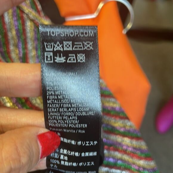 Topshop shimmery skirt  - Picture 9 of 11